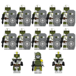Star Warsi Doom Commander Destroyer Trooperi ehitusplokkide m&auml;nguasja minifiguurid 13 tegelaskujuga kollektsioonimudel liikuvate liigestega loominguline konstruktsioon