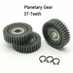 39x11mm E-jalgratta k&auml;ik 37T planeetk&auml;igud 608Z laagritega kokkupandava jalgratta jaoks 250W 350W elektrilise jalgratta rummumootor Nailonk&auml;igud 8mm