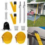 Telkimisvarjualuse kinnituskomplekt Varjualuse tuule stabiliseerija Matkaauto RV Motohome Varjualuse ankrud Tarvikud Fiamma Dometic jaoks