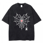&Auml;mblikupildiga pestud vintage T-s&auml;rk Hip Hop Meeste Naiste T-s&auml;rk Harajuku Gooti Punk Puuvillane Suvine L&otilde;tv T-s&auml;rk Streetwear Y2k S