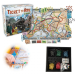 Days Of Wonderi Ticket To Ride Europe Lauam&auml;ng Elavate Puidust T&uuml;kkidega