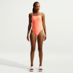 Nike Swim Naiste Laineline Tekstuuriga Ruudukujulise Kaelusega &Uuml;hes t&uuml;kis ujumistrikoo XS