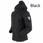 Meeste ja naiste jope Veekindel Softshell jakid Army Hoody jope S must
