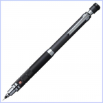 uni Kuru Toga Roulette Mudel Mehaaniline tagusega 0,5 mm Pliiats, Relvametall, kaart.