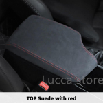 TOP Suede warp BMW E90 E92 E93 F30 F31 F32 F34 F36 jaoks Nahast Keskne K&auml;etoe Kasti Kaitse&uuml;mbrise Modifikatsiooni Tarvikud For E90 E92 E93