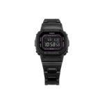 Casio Black Warrior Ruudukujuline Moodne Lahe LCD Bluetooth P&auml;ikeseenergia Kvartsmehhanism Vaik Roostevabast Terasest Rihm Meeste kellad GW-B5600BC-1B Regular Watch Box