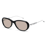 Gentle Monster X Maison Margiela Koost&ouml;&ouml; P&auml;ikeseprillid Maison Margiela Logoga Ebakorrap&auml;rase Kujuga Unisex P&auml;ikeseprillid Mustad MM215-01(BR) Basic Packaging-Eyeglass Case+Box,55,Black gray