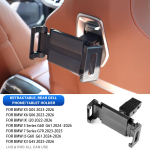 Auto tagumine iste magnetiline telefonihoidik tahvelarvuti kinnitus BMW X5 G05 X6 G06 X3 G45 5. seeria G60 i5 7. seeria G70 2023-2026 jaoks One Size must