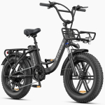 Elektrijalgratas Engwe 20 250W mootor 48V 13AH Linn E-jalgratas Maksimaalne kiirus 25Km/h Maksimaalne kandev&otilde;ime 120Kg Maastiku E-jalgratas 7 k&auml;iku Roheline L20 Boost must