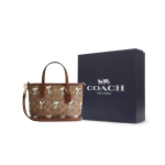 COACH X Peanuts koost&ouml;&ouml; City kunstnahast kandekott, ostukott, &otilde;lakott, crossbody kott, k&auml;ekott Mini CBS83-IMY3O One Size 3 black