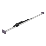 VEVOR Kaubariba, Reguleeritav hammasratas-kaubariba 1499 mm kuni 1854 mm, Tugevdatud terasest kaubastabiilisaator libisemiskindlate jalgadega 149.3 x 8 x 10 cm