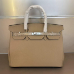 ML2024 Uus 40cm Veisenahast K&auml;ekott Suur T&otilde;mblukuga Kott Naiste Ehtne Nahast &Otilde;lakott 40x20x31cm gray