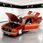 JADA 1:24 1967 Shelby GT500 Sulamist Auto Valatud Mudelid ja M&auml;ngus&otilde;idukid Auto Mudel Miniaatuurne M&otilde;&otilde;tkava Mudelauto Lastele black