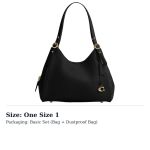 COACH nahast &otilde;lakott suur naiste must CR979-B4BK One Size 1 black