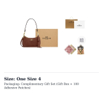 COACH Teri lehmanahast &otilde;lakott V&auml;ike Naiste Vintage Pruun CCE42-IME0S One Size 4 beige