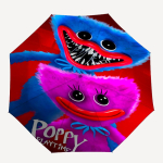 Poppy Playtime Teemaline Automaatne Vihmavari, Kerge ja Kaasaskantav, 8 Vardaga, T&auml;iuslik V&auml;ljas&otilde;itudeks, S&uuml;nnip&auml;evadeks, J&otilde;uludeks, Kingitusteks. Three-fold umbrella