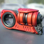 Gobiggeri h&auml;&auml;lestuskahvel Sinian Edc Fidget Spinner Mehaaniline ratas Haptiline liugur Surutav muna Dekompressioon Metallist s&otilde;rmetipim&auml;nguasi Kingitus punane