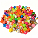 10/20/50/100 tk p&otilde;rkuvad pallid M&auml;nguasjad Laste s&uuml;nnip&auml;evapeo meened Kingitused k&uuml;lalistele Naljakas m&auml;ngupall Kummist p&otilde;rkuvad pallid Elastne Tmz 100PCS