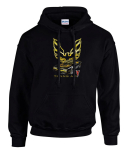 Pontiac Trans Am Logo Auto kapuutsiga pusa - Vabaaja pusa kapuutsiga pusa Must -3542 -SW XXXL black