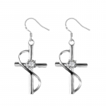 H&otilde;bedase v&auml;rvi risti ripatsr&otilde;ngas k&otilde;rvar&otilde;ngas isikup&auml;ra h&uuml;poallergilised k&otilde;rvaehted naistele meestele paarile kingitused