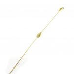 Les Tr&eacute;sors De Lily [L6318] - Bracelet Plaqu&eacute; or 'For&ccedil;at Double Antillais' dor&eacute; kuld