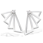 Les Tr&eacute;sors De Lily [P7025] &ndash; h&otilde;bedased 'Origami' h&otilde;bedased k&otilde;rvar&otilde;ngad (ventilaatorid) &ndash; 30x13 mm h&otilde;be