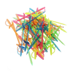 50 tk Mix Color Pirate Sword kokteil Rootsi lauas s&uuml;nnip&auml;evakoogi kaunistus Puuviljapulgad hawaii jook 50pcs a bag