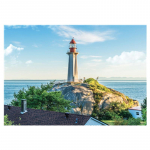 DIY teemantmaal T&auml;is &uuml;mmargune Rhinestone Island Toweri tikkimismaal 20X30CM