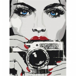 5D DIY Teemantmaaling Inimesed Ilu Kaamera N&auml;put&ouml;&ouml; K&auml;sit&ouml;&ouml; Kingitus Teemanttikandid Kodukaunistus 20X30CM