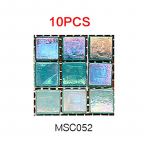 10 tk Seinakleebis Seinakleebis Isekleepuv mosaiikplaat Backsplash DIY Vannitoa kodukaunistus MSC048