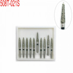 10 tk Dental Diamond Burs Super Coarse hambavalgendust&ouml;&ouml;riistad poleerimiseks, siluvad hambapoleerimismasinad 508T-021S