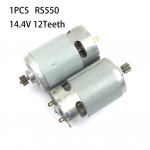 9/12 hambaga suure v&otilde;imsusega puurmootor 10,8/12/14,4 V RS550 k&auml;sipuurimootori jaoks 14.4V 12teeth