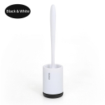 WC-harja ja -hoidiku komplekt WC-poti hari Vannitoa &otilde;&otilde;nes &auml;ravooluhoidja WC-pott pehme hall/valge