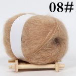 25g/rull Angora Moh&auml;&auml;r ka&scaron;miir kudumine villane l&otilde;ng kampsun Sall Line heegelniit Fashion Soft 8