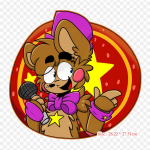 Fnaf Rockstar Freddy Fanart Freddy Fazbear's Pizzeria Simulator Ulti triigitavad &uuml;lekanded r&otilde;ivaste jaoks Ts&auml;rki kott Soojus&uuml;lekande kleebised Triikimisplaastrid