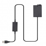 Andoer DR-E8 USB-toitekomplekt vahelduvvooluadapteri vahetusalalisvooluliidese t&uuml;hipatarei, &uuml;ks USB-sisend must