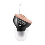 Kuuldeaparaat Mini Digital CIC kurtidele Heliv&otilde;imendi kuulamisseade Juhtmeta k&otilde;rvaklapid eakatele 1PCS must