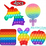 Push Bubble Fidget sensoorne m&auml;nguasi autismi erivajadustega stressi leevendav dekompressioonim&auml;nguasi