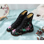 3 v&auml;rvi Mandala vana Pekingi tikitud riidest saapad rahvastiilis ja Oxfordi alus(Suurus 34-41) 41