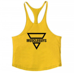 Fitness Treening Kulturism Stringer Singlet Glamuur Mugav Lahtine Tank Top Youth Vitality Puuvillane Vest Suvine Meeste Sport M must