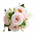 Keskkonnas&otilde;bralikud kunstlilled, lai kasutusala Lihtne roosililletaime s&uuml;nnip&auml;evakimp roosa