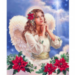 DIY J&otilde;uluvana 5D Teemantmaal T&auml;is&uuml;mmargune puur Multikas Teemanttikandid Ristpistes J&otilde;ulukingitus Seinakunst Kodukaunistus Full Round 20x30CM