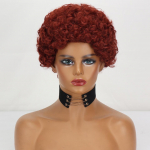 XINRAN l&uuml;hikesed juuksed lokkis lokkis s&uuml;nteetilised juuksed mustad naiste l&uuml;hikesed juuksed pixie l&otilde;igatud juuksed must pruunid blondid cosplay