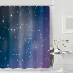 Moodne du&scaron;ikardin Mood l&auml;ikiv du&scaron;ikardinad pol&uuml;esterkangas veekindel vannikardinad vannitoa vahekardin 12 konksuga 180x180cm