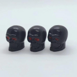 4/8/12 tk klapikorgid rehvidele Skull Style Universaalsed klapivarre korgid autodele veoautodele jalgratastele mootorratastele jalgratastele roostevastane vask korrosioonikindel 4pcs must