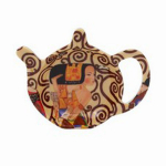 Les Tr&eacute;sors De Lily [A1395] - melamiinist kotike 'Gustav Klimt' l'Attente - 12x10 cm pruun