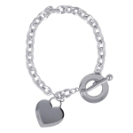 Les Tr&eacute;sors De Lily [R7421] &ndash; h&otilde;bedane 'Love' terasest k&auml;ev&otilde;ru &ndash; 18 cm &ndash; 20 mm h&otilde;be