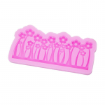 K&uuml;psetuslilled Lillede tasapinnaline kaunistus Vahet&uuml;kk Koogivorm roosa