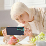 Samsung S23 Ultra p&otilde;rutuskindel kaitse&uuml;mbris Samsung Galaxy S23 Ultra S 23 Plus kahekihiliste mobiiltelefonide kaante jaoks for Galaxy S23 plus tumesinine v&auml;rv