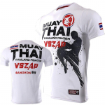 Meeste Muay Thai T-s&auml;rk Jooksu Fitness Sport L&uuml;hikeste varrukatega V&auml;lispoks Maadlus Spordidressid Suvised hingavad kiiresti kuivavad topid XL